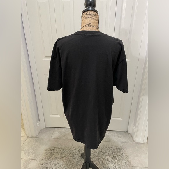 Black Graphic T-Shirt featuring Mohammed Ali & Pele - Picture 4 of 9